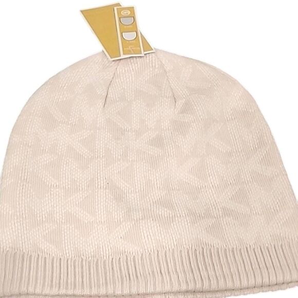 Michael Kors MK Logo Knit Beanie Hat main image 4